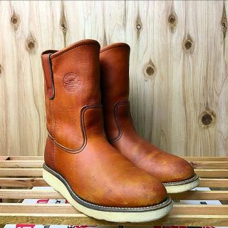 清潔 96年犬刻印 866 緑犬タグ 7D レッドウィング ペコスブーツ