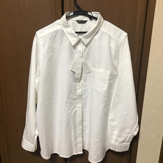 新品 白シャツ 4Lサイズ(シャツ/ブラウス(長袖/七分))