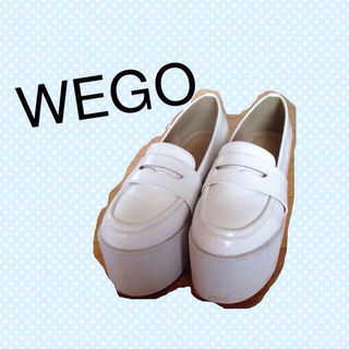 ウィゴー(WEGO)のフェイクレザー厚底ローファー(ローファー/革靴)