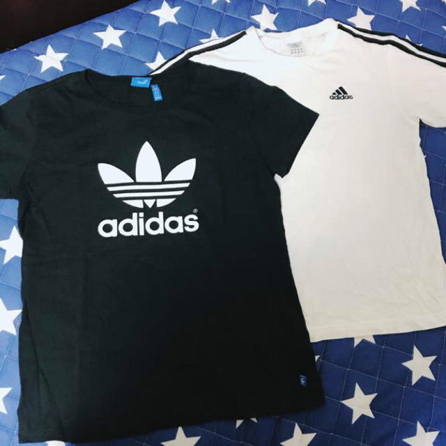 adidas(アディダス)のadidas Tシャツ セット stussy nike 系 採寸最終お値下げ メンズのトップス(Tシャツ/カットソー(半袖/袖なし))の商品写真