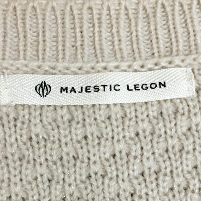 MAJESTIC LEGON(マジェスティックレゴン)のMAJESTIC LEGON ニット レディースのトップス(ニット/セーター)の商品写真