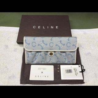 セリーヌ(celine)のセリーヌ長財布 ブルー(財布)