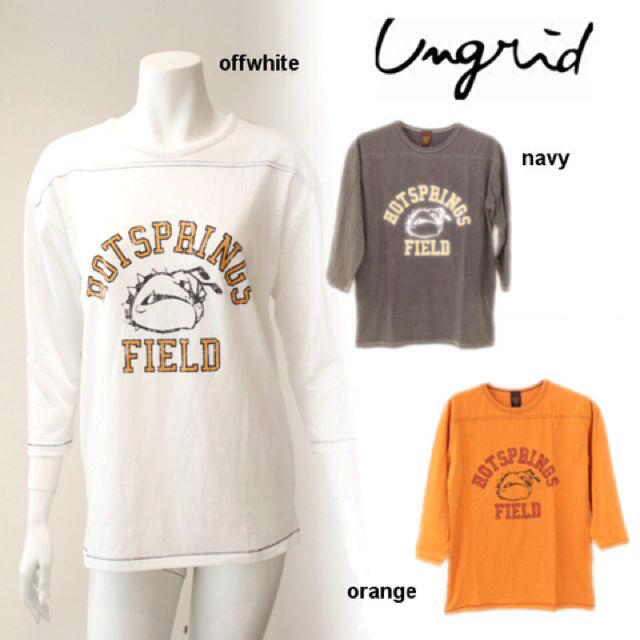 Ungrid(アングリッド)のUngrid HOTSPRINGSTee レディースのトップス(Tシャツ(長袖/七分))の商品写真