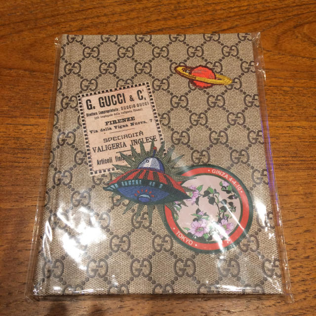 小学館(ショウガクカン)のOggi☆付録☆gucciコラボノート インテリア/住まい/日用品の文房具(ノート/メモ帳/ふせん)の商品写真