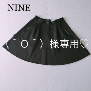ナイン(NINE)の NINE♡切りっぱなしフレアスカート(ミニスカート)