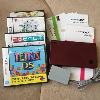 ニンテンドーDS(ニンテンドーDS)のこっこ様専用★DSi LL ワインレッド本体のみ(携帯用ゲーム機本体)