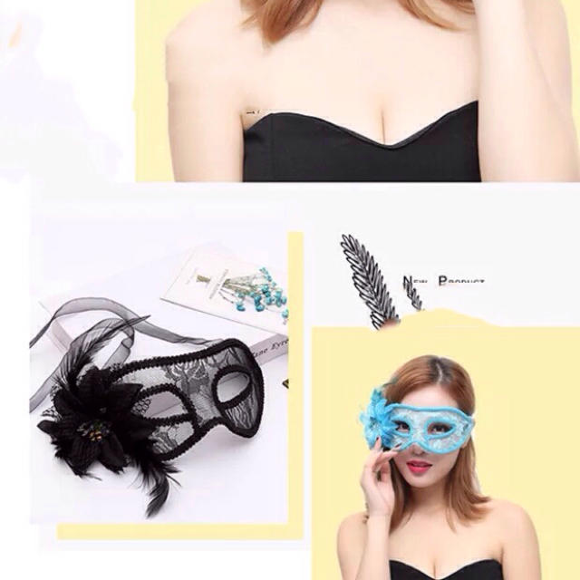 ❤️新品❤️ハロウィンコスプレ総レースフラワーアイマスク可愛いセクシー仮面変装♪ エンタメ/ホビーのコスプレ(小道具)の商品写真