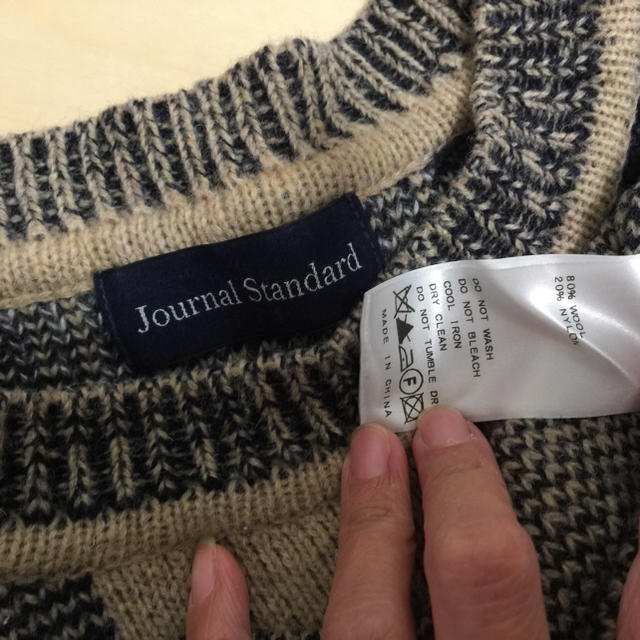 JOURNAL STANDARD(ジャーナルスタンダード)の情報更新【中古】ジャーナルスタンダードブロックチェック圧縮ニットM レディースのトップス(ニット/セーター)の商品写真