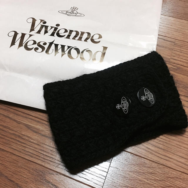 Vivienne Westwood(ヴィヴィアンウエストウッド)の美品【Vivienne Westwood】ターバン ヘアバンド ニット帽 レディースの帽子(ニット帽/ビーニー)の商品写真