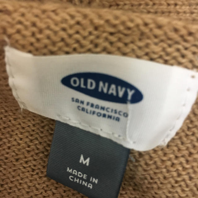 OLD NAVY ベージュロングカーディガン レディースのトップス(カーディガン)の商品写真