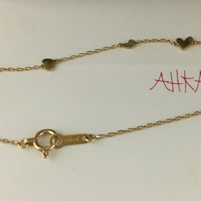 AHKAH - AHKAH シャボン ハート ブレスレット の通販 by hiro's shop