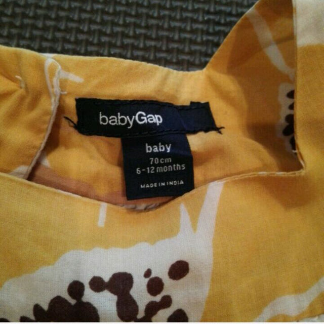 babyGAP(ベビーギャップ)のbaby Gap 70  長袖ワンピース キッズ/ベビー/マタニティのベビー服(~85cm)(ワンピース)の商品写真