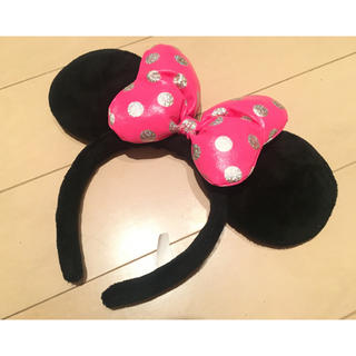 Disney - ミニーちゃん♡ピンクリボンカチューシャの通販 by shop