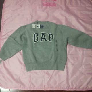 ギャップキッズ(GAP Kids)のgap  子供　トレーナー　XS  4  グレー　未使用(その他)