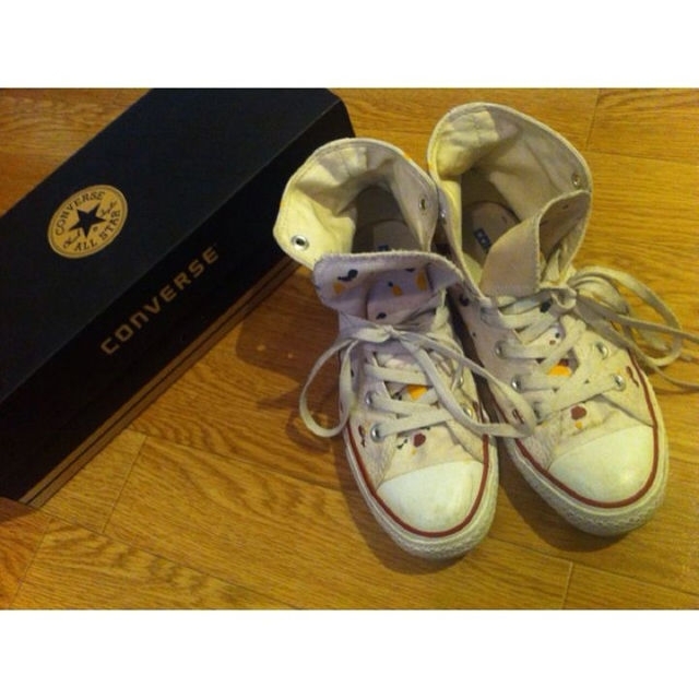 ✡﻿送料込み✡﻿converse ペイントスプラッター ハイカット