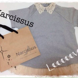 ナルシス(Narcissus)のnarcissusチュールトップス(カットソー(半袖/袖なし))