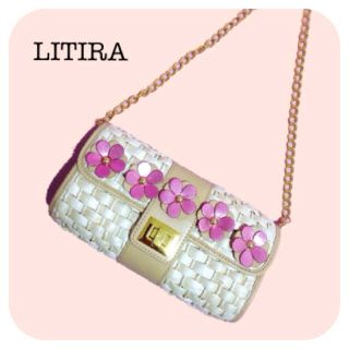 LITIRA❃かごクラッチbag(クラッチバッグ)