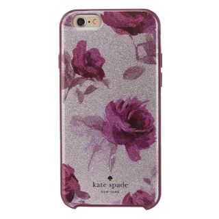 ケイトスペードニューヨーク(kate spade new york)のKate spade iPhone 7 glitter rose グリッター(iPhoneケース)