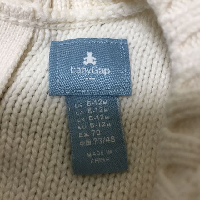 babyGAP(ベビーギャップ)のyuki様専用！SALE!!!Babygap☆ニットワンピース 70cm キッズ/ベビー/マタニティのベビー服(~85cm)(ワンピース)の商品写真