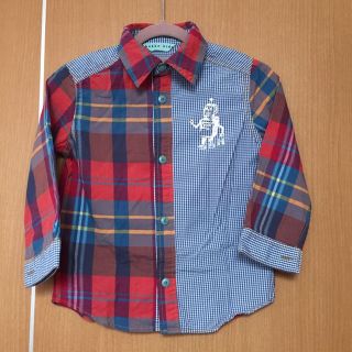 ハッカキッズ(hakka kids)のSALE☆hakka kids☆チェックシャツ 110cm(その他)