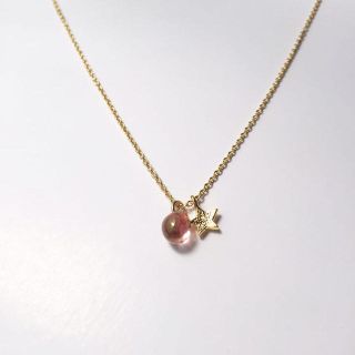 ハンドメイド ネックレスと#012フープピアス(ネックレス)