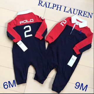 ラルフローレン(Ralph Lauren)のラルフローレン ロンパース ビックポニー6M ★送料無料(カバーオール)