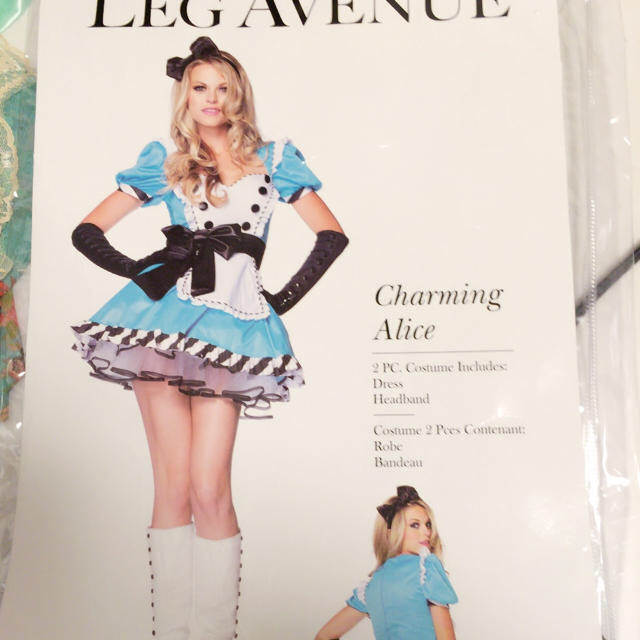 Leg Avenue(レッグアベニュー)のハロウィン コスプレ アリス エンタメ/ホビーのコスプレ(衣装)の商品写真