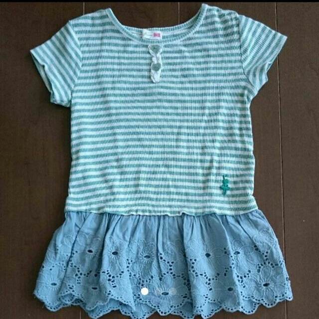 KP(ニットプランナー)のKP フリルチュニック 110 キッズ/ベビー/マタニティのキッズ服女の子用(90cm~)(その他)の商品写真