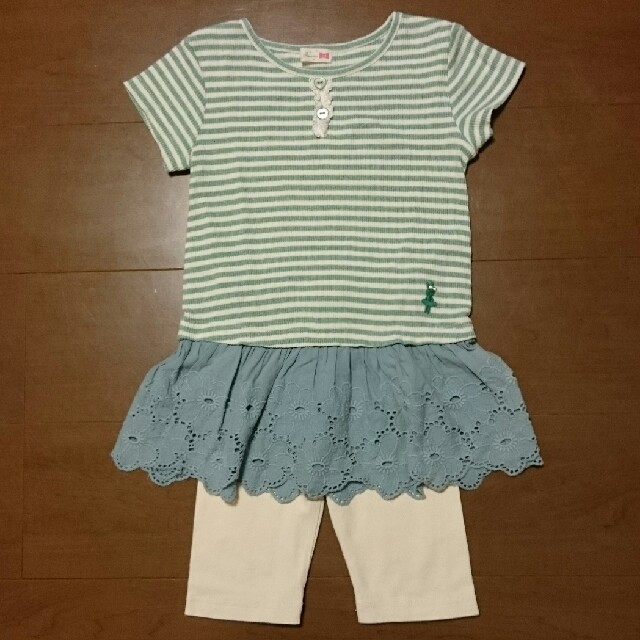 KP(ニットプランナー)のKP フリルチュニック 110 キッズ/ベビー/マタニティのキッズ服女の子用(90cm~)(その他)の商品写真