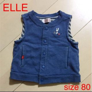 エル(ELLE)のELLE ネイビーベスト size80★送料無料(その他)