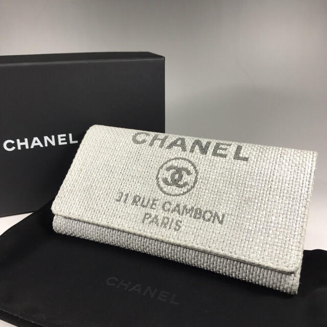 CHANEL(シャネル)の超美品 正規品 CHANEL シャネル ドーヴィル 長財布  ZR10-1 レディースのファッション小物(財布)の商品写真