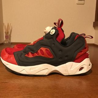 リーボック(Reebok)のポンプフューリー RED 4回着用 美品です。(スニーカー)