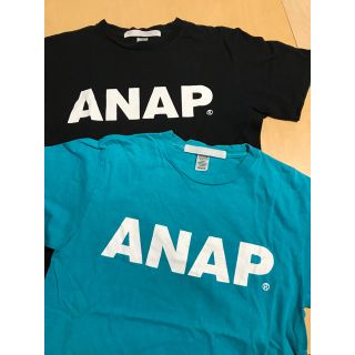 アナップ(ANAP)のアナップ メンズ ロゴＴシャツ ２枚セット(Tシャツ/カットソー(七分/長袖))