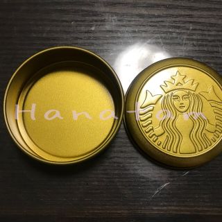 スターバックスコーヒー(Starbucks Coffee)の韓国限定 Starbucks コインチョコ 缶 ゴールド(菓子/デザート)