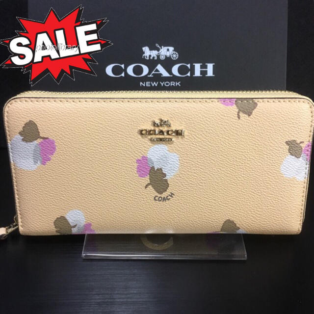 COACH(コーチ)のセール❣️新品コーチ 長財布 F53794 幸運を呼ぶ上品なイエロー レディースのファッション小物(財布)の商品写真