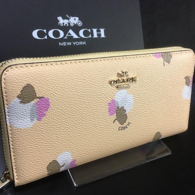COACH(コーチ)のセール❣️新品コーチ 長財布 F53794 幸運を呼ぶ上品なイエロー レディースのファッション小物(財布)の商品写真