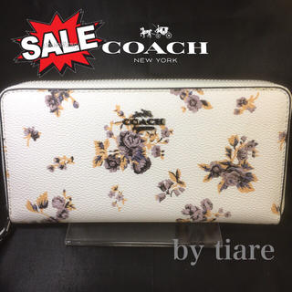 コーチ(COACH)のセール❣️新品コーチ長財布 F59014 2017最新 フローラル(財布)