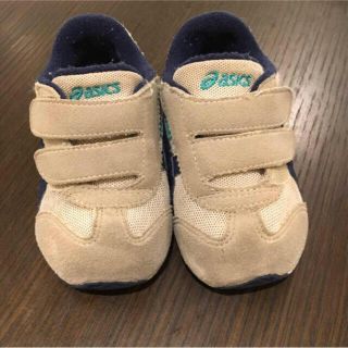 アシックス(asics)の紫陽花様 asics ベージュ スニーカー 14cm(スニーカー)