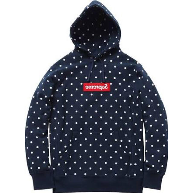 ロゴ パーカー supreme × COMME des GARCONS XL