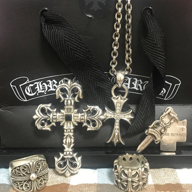 非売品 Chrome Hearts - クロムハーツ フィリグリークロス ネックレス