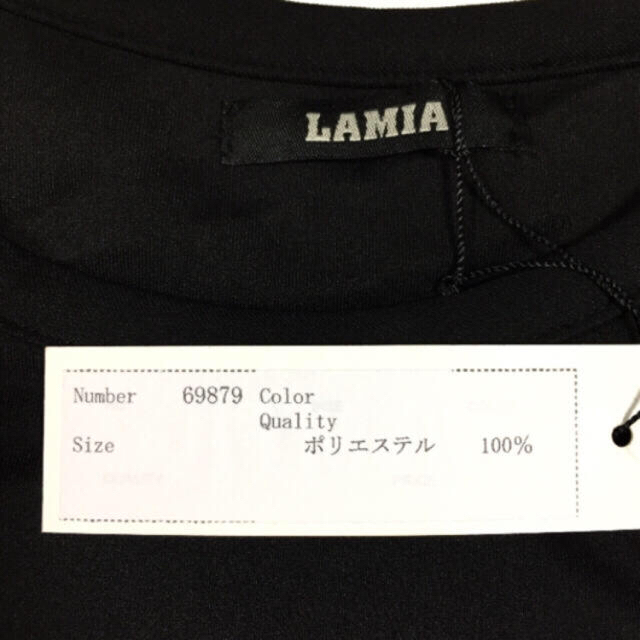 LAMIA(ラミア)の未使用タグ付き ラミア LAMIA 袖 フラワー モチーフ トップス レディースのトップス(トレーナー/スウェット)の商品写真