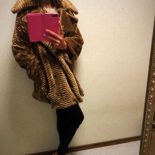 ザラ(ZARA)のフェイクファー★トレンチ型コート(毛皮/ファーコート)