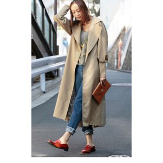 アメリヴィンテージ(Ameri VINTAGE)のRi-chu様専用 OLIVE BACK FRILL JK(トレンチコート)