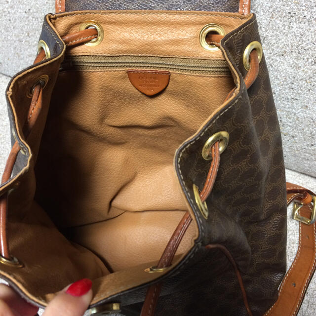 celine - セリーヌ マカダム柄 リュック ブラウン CELINEの通販 by み