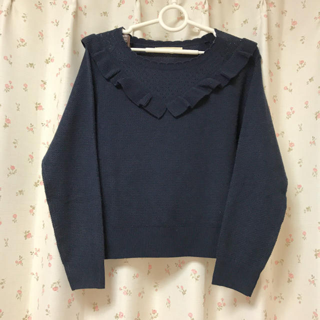 MAJESTIC LEGON(マジェスティックレゴン)のMAJESTIC LEGON フリルニット レディースのトップス(ニット/セーター)の商品写真