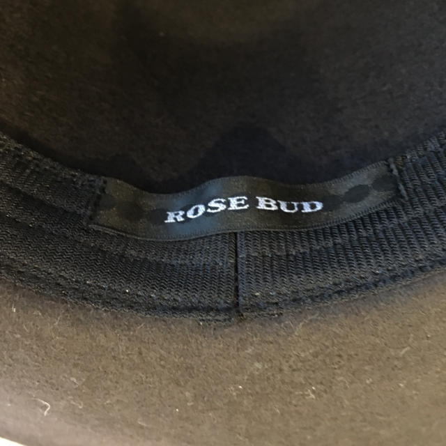 ROSE BUD(ローズバッド)の美品 ローズバット ハット レディースの帽子(ハット)の商品写真