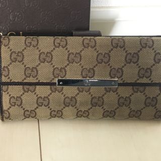 グッチ(Gucci)のGUCCI ☆グッチ☆GGキャンバス 長財布 (長財布)