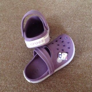 クロックス(crocs)のクロックス15cm💜(その他)