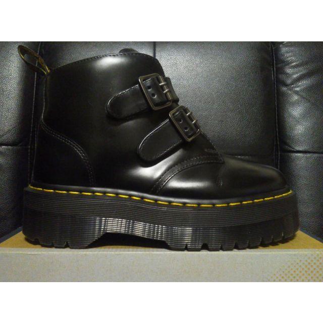 Dr.Martens UK5 黒 厚底 アギネス ドクターマーチン ブーツ