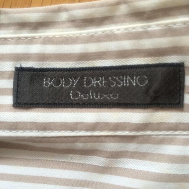 BODY DRESSING Deluxe(ボディドレッシングデラックス)のボディドレッシング  ストライプシャツ レディースのトップス(シャツ/ブラウス(長袖/七分))の商品写真